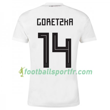 Tenue Allemagne Goretzka 14 Domicile Coupe du monde 2018 Maillot de Foot